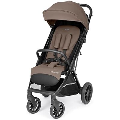 Peg Perego PEG X-Country Leichter Off-Road Geländekinderwagen, Inklusive Regenschutz, XL All-Terrain Räder Gefedert, Liegeposition, Automatisch Faltbar, 0-22 kg, Pine Bark Peg Perego PEG X-Country Leichter Off-Road Geländekinderwagen, Inklusive Regenschutz, XL All-Terrain Räder Gefedert, Liegeposition, Automatisch Faltbar, 0-22 kg, Pine Bark