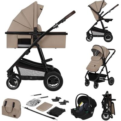 Lionelo Amber 3-in-1 Kombikinderwagen, Babywanne, Sportsitz, Autositz Lionelo Amber 3-in-1 Kombikinderwagen, Babywanne, Sportsitz, Autositz