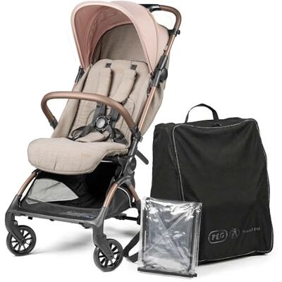 Peg Perego PEG Leichter Buggy Volo mit Regenschutz, Handgepäckgröße, Flugzeuggeeignet, Kompakt, Ab Geburt bis 22 kg, Reisetasche Inklusive, Mon Amour Peg Perego PEG Leichter Buggy Volo mit Regenschutz, Handgepäckgröße, Flugzeuggeeignet, Kompakt, Ab Geburt bis 22 kg, Reisetasche Inklusive, Mon Amour