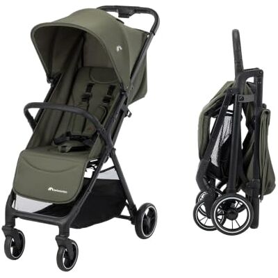 Bebeconfort Azur, Kinderwagen Buggy Kompakt, 0–3 Jahre (15 kg), Leichter Reisebuggy, Automatisch Einhändig Klappbar, Stufenlos Flach Verstellbar, Großer Korb, Mineral Green Bebeconfort Azur, Kinderwagen Buggy Kompakt, 0–3 Jahre (15 kg), Leichter Reisebuggy, Automatisch Einhändig Klappbar, Stufenlos Flach Verstellbar, Großer Korb, Mineral Green