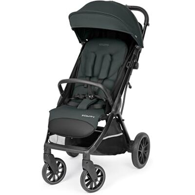 Peg Perego PEG X-Country Leichter Off-Road Geländekinderwagen, Inklusive Regenschutz, XL All-Terrain Räder Gefedert, Liegeposition, Automatisch Faltbar, 0-22 kg, Metal Peg Perego PEG X-Country Leichter Off-Road Geländekinderwagen, Inklusive Regenschutz, XL All-Terrain Räder Gefedert, Liegeposition, Automatisch Faltbar, 0-22 kg, Metal