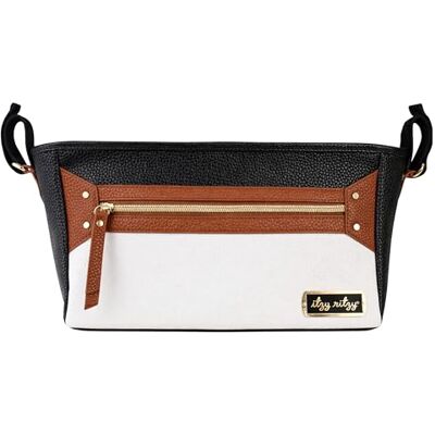 Itzy Ritzy Kinderwagen Organizer Tasche – Universal Kinderwagen Organizer mit Getränkehaltern – Stilvolle Buggy Tasche aus veganem Leder – Kinderwagen Zubehör für Eltern – Kaffee & Sahne Itzy Ritzy Kinderwagen Organizer Tasche – Universal Kinderwagen Organizer mit Getränkehaltern – Stilvolle Buggy Tasche aus veganem Leder – Kinderwagen Zubehör für Eltern – Kaffee & Sahne