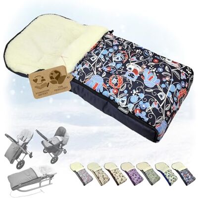 Babys-Dreams BAMBINIWELT universaler Winterfußsack (90cm oder 108cm), auch geeignet für Babyschale, Kinderwagen, Buggy, aus Wolle im Eulendesign (90cm, $9) Babys-Dreams BAMBINIWELT universaler Winterfußsack (90cm oder 108cm), auch geeignet für Babyschale, Kinderwagen, Buggy, aus Wolle im Eulendesign (90cm, $9)
