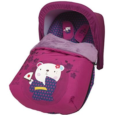 Babyline 3000601R Universal-Fußsack aus Fleece, mit Verdeck, für Damen und Herren Babyline 3000601R Universal-Fußsack aus Fleece, mit Verdeck, für Damen und Herren