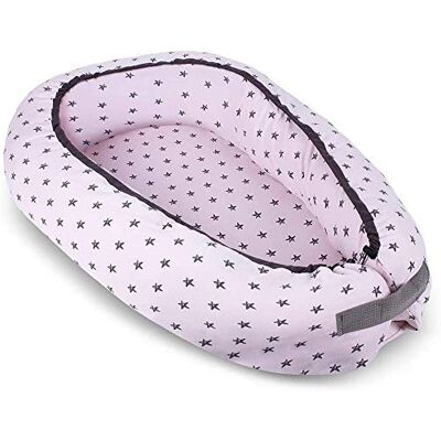 Interbaby Nestkissen, rosa Stern Interbaby Nestkissen, rosa Stern