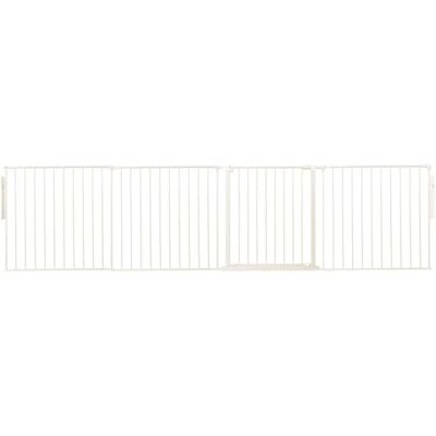 Safetots Premium MehrPanelRaumteiler, bis zu 298cm Breit, Weiß, 70cm Hoch, MehrPanelflexible Raumbarriere, Raumteiler mit Tür für Babys und Kleinkinder, Einfache Installation Safetots Premium MehrPanelRaumteiler, bis zu 298cm Breit, Weiß, 70cm Hoch, MehrPanelflexible Raumbarriere, Raumteiler mit Tür für Babys und Kleinkinder, Einfache Installation