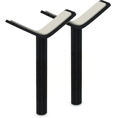 Bomi Y-Adapter 2er Set Schwarz I Metall Spindel für Türschutzgitter und Treppengitter I M10 Gewinde, geeignet für Geländer bis 60 mm I Anti-Rutsch Funktion Zubehör für Kinderschutzgitter ohne Bohren Bomi Y-Adapter 2er Set Schwarz I Metall Spindel für Türschutzgitter und Treppengitter I M10 Gewinde, geeignet für Geländer bis 60 mm I Anti-Rutsch Funktion Zubehör für Kinderschutzgitter ohne Bohren
