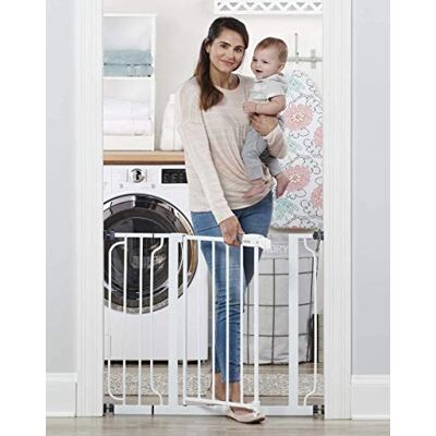 Regalo Easy Step Walk Thru Gate - Weiß - 29-39 Zoll - Baby Gate Regalo Easy Step Walk Thru Gate - Weiß - 29-39 Zoll - Baby Gate