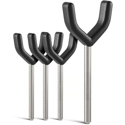 Bomi Y-Adapter 4er Set für Türschutzgitter & Treppenschutzgitter I Universal für Geländer bis 40 mm, Anti-Rutsch, kompatibel mit M8 & M10 Gewinde Schnelle Montage ohne Bohren am Kinderschutzgitter Bomi Y-Adapter 4er Set für Türschutzgitter & Treppenschutzgitter I Universal für Geländer bis 40 mm, Anti-Rutsch, kompatibel mit M8 & M10 Gewinde Schnelle Montage ohne Bohren am Kinderschutzgitter