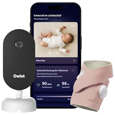 Owlet Dream Duo – Smartes Babyphone mit App Dusty Rose Owlet Dream Duo – Smartes Babyphone mit App Dusty Rose