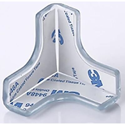EWANTO Tisch Sicherheits Eckenschutz aus Silikon Transparent mit Kleber Kantenschutz Stoßschutz Kindersicherung EWANTO Tisch Sicherheits Eckenschutz aus Silikon Transparent mit Kleber Kantenschutz Stoßschutz Kindersicherung