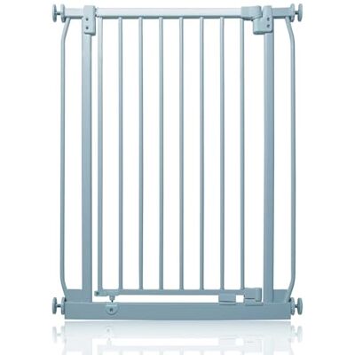 Safetots Extra Hohes Elite Sicherheitsschutzgitter, 71cm 80cm, Matt Grau, Extra hohe 96.8cm Höhe, Treppenschutzgitter mit Druckmontage, Sicherheitsbarriere, Einfache Installation Safetots Extra Hohes Elite Sicherheitsschutzgitter, 71cm 80cm, Matt Grau, Extra hohe 96.8cm Höhe, Treppenschutzgitter mit Druckmontage, Sicherheitsbarriere, Einfache Installation
