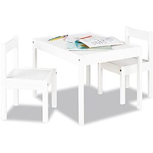 PINOLINO Kindersitzgruppe Sina, 3-teilig, aus Holz, 2 Stühle und 1 Tisch, für Kinder ab 2 Jahren, weiß lackiert PINOLINO Kindersitzgruppe Sina, 3-teilig, aus Holz, 2 Stühle und 1 Tisch, für Kinder ab 2 Jahren, weiß lackiert