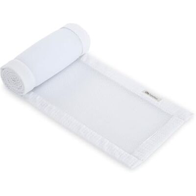 FabiMax Beistellbett Netzumrandung, Bettumrandung aus Mesh & Waffel – Atmungsaktiv, luftdurchlässig & waschbar – Passend für Basic Beistellbett (Weiß, Für Basic Beistellbett) FabiMax Beistellbett Netzumrandung, Bettumrandung aus Mesh & Waffel – Atmungsaktiv, luftdurchlässig & waschbar – Passend für Basic Beistellbett (Weiß, Für Basic Beistellbett)