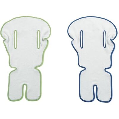 Italbaby Schwammbezug für Hochstuhl, Weiß/Limette, Mehrfarbig, Einheitsgröße Italbaby Schwammbezug für Hochstuhl, Weiß/Limette, Mehrfarbig, Einheitsgröße