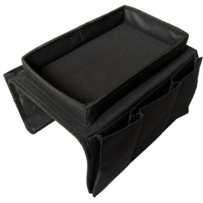 IOPKLYTF Sofa Armlehnen Organizer Sofa-Armlehnen-Organizer, große Palette 5 Taschen for Kopfhörer, Telefon, Brillen, Couch, Tablett, Heimbedarf(Black) IOPKLYTF Sofa Armlehnen Organizer Sofa-Armlehnen-Organizer, große Palette 5 Taschen for Kopfhörer, Telefon, Brillen, Couch, Tablett, Heimbedarf(Black)