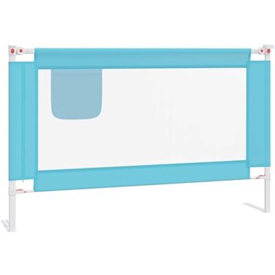 vidaXL Kleinkind Bettschutzgitter Bettgitter Kinderbettgitter Babybettgitter Gitter Kinderbett Babybett Rausfallschutz Blau 120x25cm Stoff vidaXL Kleinkind Bettschutzgitter Bettgitter Kinderbettgitter Babybettgitter Gitter Kinderbett Babybett Rausfallschutz Blau 120x25cm Stoff