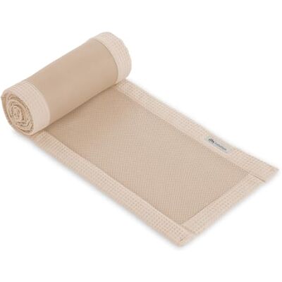 FabiMax Beistellbett Bettumrandung aus Mesh & Waffel – Atmungsaktiv, luftdurchlässig & waschbar – Passend für Boxspring Beistellbett (Beige, Für Boxspring Beistellbett) FabiMax Beistellbett Bettumrandung aus Mesh & Waffel – Atmungsaktiv, luftdurchlässig & waschbar – Passend für Boxspring Beistellbett (Beige, Für Boxspring Beistellbett)