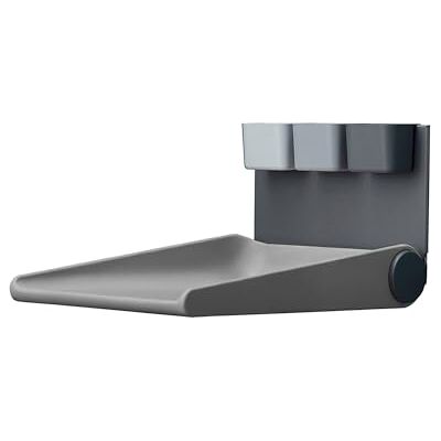 Leander Wally™-Wandwickeltisch Dusty Grey Klappbare Wickelkommode für Wandmontage Wickeltisch Organizer fürs Babyzimmer Ergonomisch & Platzsparend Leander Wally™-Wandwickeltisch Dusty Grey Klappbare Wickelkommode für Wandmontage Wickeltisch Organizer fürs Babyzimmer Ergonomisch & Platzsparend