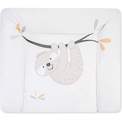 Julius Zöllner ® Wickelauflage Softy 65x75 cm weiche Wickelunterlage Baby Wickeltischauflage Folie, wasserdicht & abwischbar Made in Germany OEKO-TEX Standard 100 kleines Faultier Julius Zöllner ® Wickelauflage Softy 65x75 cm weiche Wickelunterlage Baby Wickeltischauflage Folie, wasserdicht & abwischbar Made in Germany OEKO-TEX Standard 100 kleines Faultier