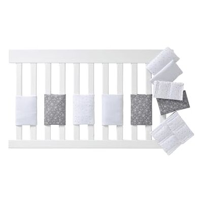 Vertbaudet Polster für Babybett-Gitterstäbe weiß Bedruckt ONE Size Vertbaudet Polster für Babybett-Gitterstäbe weiß Bedruckt ONE Size