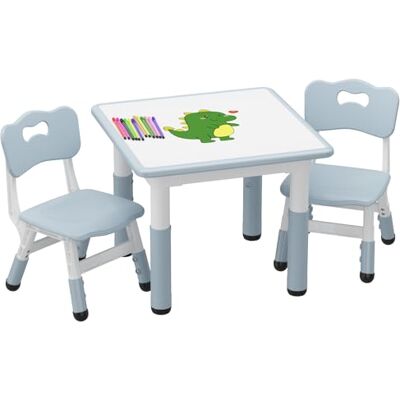 GarveeMore 2er-Set Höhenverstellbare Kinderstühle Aus Kunststoff 3 Stufen ergonomische Rückenlehne & rutschfeste Füße für Kinder 2–6 Jahre Beige/Dunkelgrau/Grau GarveeMore 2er-Set Höhenverstellbare Kinderstühle Aus Kunststoff 3 Stufen ergonomische Rückenlehne & rutschfeste Füße für Kinder 2–6 Jahre Beige/Dunkelgrau/Grau