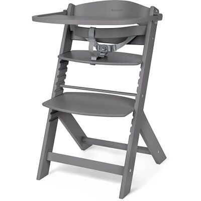 Kikka Boo KikkaBoo NORDY Holz-Hochstuhl für Babys, Verstellbarer Kinderstuhl bis 35 kg, Buchenholz, Abnehmbares Tablett, Verstellbare Sitz- & Fußstütze, Sicherheitsbügel, 3-Punkt-Gurt, Ergonomisches, Dunkelgrau Kikka Boo KikkaBoo NORDY Holz-Hochstuhl für Babys, Verstellbarer Kinderstuhl bis 35 kg, Buchenholz, Abnehmbares Tablett, Verstellbare Sitz- & Fußstütze, Sicherheitsbügel, 3-Punkt-Gurt, Ergonomisches, Dunkelgrau