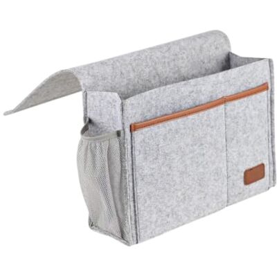 IOPKLYTF Sofa Armlehnen Organizer Filz-Aufbewahrungskorb for Aufhängen am Bett Taschentasche for die Aufbewahrung von Kleinigkeiten im Schlafzimmer, Bett, Sofa(Light Grey) IOPKLYTF Sofa Armlehnen Organizer Filz-Aufbewahrungskorb for Aufhängen am Bett Taschentasche for die Aufbewahrung von Kleinigkeiten im Schlafzimmer, Bett, Sofa(Light Grey)