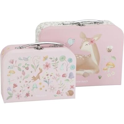 Little Dutch Spielzeugkoffer Pappkoffer 2er Set Kinder REH rosa Fairy Garden Little Dutch Spielzeugkoffer Pappkoffer 2er Set Kinder REH rosa Fairy Garden