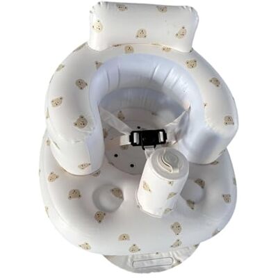 Uitndvyte Aufblasbarer PVC Sitz mit Sicherheitsgurt Füttern, Bear head Mehrzweck, aufblasbarer Spielstuhl, faltbar, tragbar, Sicherheitsgurt, einfache Reinigung Erlernen des Uitndvyte Aufblasbarer PVC Sitz mit Sicherheitsgurt Füttern, Bear head Mehrzweck, aufblasbarer Spielstuhl, faltbar, tragbar, Sicherheitsgurt, einfache Reinigung Erlernen des