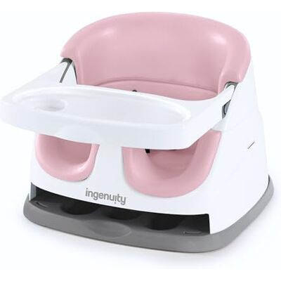 Ingenuity 2 in 1 Sitzerhöhung Stuhl, Babysitzerhöhung & Kleinkindersitz mit abnehmbaren Tablett, Essen & Fütterung Sitz für Kleinkinder, leicht zu reinigen, ideal für unterwegs, Peony, ab 6 Monaten Ingenuity 2 in 1 Sitzerhöhung Stuhl, Babysitzerhöhung & Kleinkindersitz mit abnehmbaren Tablett, Essen & Fütterung Sitz für Kleinkinder, leicht zu reinigen, ideal für unterwegs, Peony, ab 6 Monaten