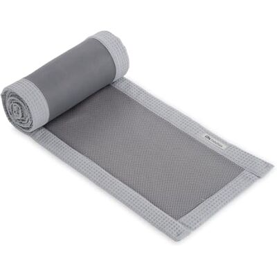 FabiMax Beistellbett Bettumrandung aus Mesh & Waffel – Atmungsaktiv, luftdurchlässig & waschbar – Passend für Boxspring Beistellbett (Grau, Für Boxspring Beistellbett) FabiMax Beistellbett Bettumrandung aus Mesh & Waffel – Atmungsaktiv, luftdurchlässig & waschbar – Passend für Boxspring Beistellbett (Grau, Für Boxspring Beistellbett)