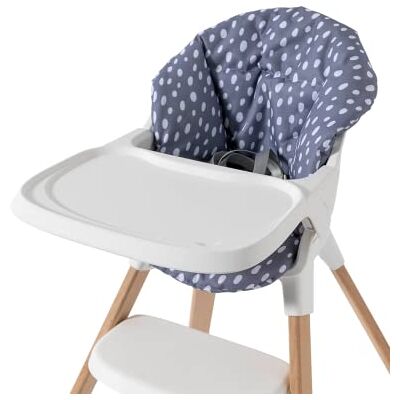 Twistshake Babyhochstuhl Weißer Hochstuhl aus Buchenholz + graues Hochstuhlkissen mit 5-Punkt-Sicherheitsgurt und abnehmbarem Tablett Öko-Tex-zertifiziertes Kissen Kinderhochstuhl 0-4 Jahre Twistshake Babyhochstuhl Weißer Hochstuhl aus Buchenholz + graues Hochstuhlkissen mit 5-Punkt-Sicherheitsgurt und abnehmbarem Tablett Öko-Tex-zertifiziertes Kissen Kinderhochstuhl 0-4 Jahre