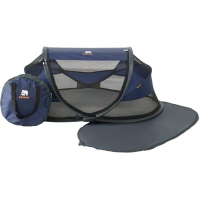 Deryan Baby & Kinder Reisebett mit Matratze ab Geburt bis 2,5 Jahre, Pop Up Kleinkindbett Babyzelt in 2 Sekunden aufgestellt, inkl. Moskitonetz & Reisetasche, Schnell & Kompakt Faltbar, Navy Deryan Baby & Kinder Reisebett mit Matratze ab Geburt bis 2,5 Jahre, Pop Up Kleinkindbett Babyzelt in 2 Sekunden aufgestellt, inkl. Moskitonetz & Reisetasche, Schnell & Kompakt Faltbar, Navy