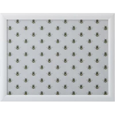 Creative Bee Print Lap Tray mit Kissen, Sitzsack gepolstert, tragbarer Lap Desk, Schreibtisch Laptop Tablett 44cm x 34cm x 6cm Creative Bee Print Lap Tray mit Kissen, Sitzsack gepolstert, tragbarer Lap Desk, Schreibtisch Laptop Tablett 44cm x 34cm x 6cm