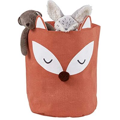 Vertbaudet Kinderzimmer Aufbewahrungskorb, Fuchs braun ONE SIZE Vertbaudet Kinderzimmer Aufbewahrungskorb, Fuchs braun ONE SIZE