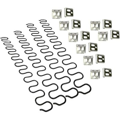 Carkio Sofa-Ersatzfedern,4 Stück 50,8 cm Federn mit 16 Stück S-Clips, Sofa-Feder-Reparatur-Set für Sitzgelegenheiten in Möbeln, Innendekoration Carkio Sofa-Ersatzfedern,4 Stück 50,8 cm Federn mit 16 Stück S-Clips, Sofa-Feder-Reparatur-Set für Sitzgelegenheiten in Möbeln, Innendekoration