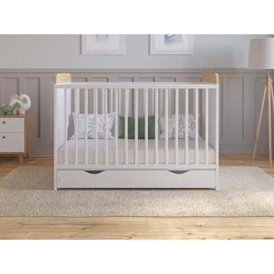 Love For Sleep Babybett Beistellbett 120x60 cm mit Schublade & Matratze Kinderbett Baby Bett Holz Weiß-Kiefer, Babybett Komplett Set Kinderbett Mitwachsend Gitterbett Love For Sleep Babybett Beistellbett 120x60 cm mit Schublade & Matratze Kinderbett Baby Bett Holz Weiß-Kiefer, Babybett Komplett Set Kinderbett Mitwachsend Gitterbett