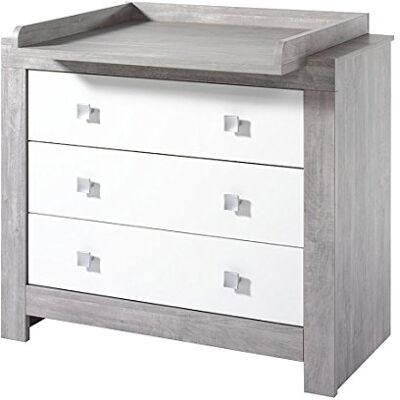 Schardt 05 790 22 00 Wickelkommode Nordic mit Wickelaufsatz Dekor driftwood/weiß Schardt 05 790 22 00 Wickelkommode Nordic mit Wickelaufsatz Dekor driftwood/weiß