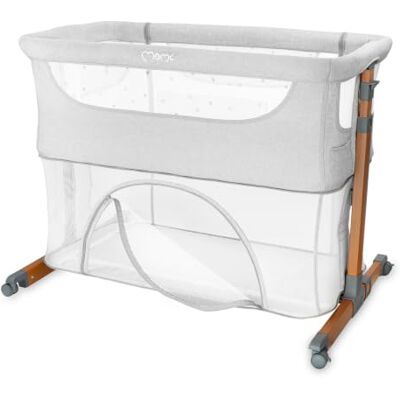 Momi SMART Bed 4-in-1 Kinderbeistellbetten bis 15 kg, Beistellbett für Babys mit Matratze, Höhenverstellbar Momi SMART Bed 4-in-1 Kinderbeistellbetten bis 15 kg, Beistellbett für Babys mit Matratze, Höhenverstellbar