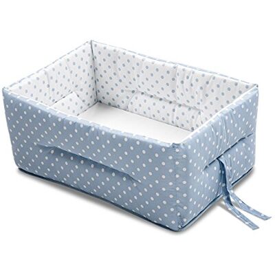 Italbaby Bebe Dotted Kinderbett Reduzierstück, hellblau Italbaby Bebe Dotted Kinderbett Reduzierstück, hellblau
