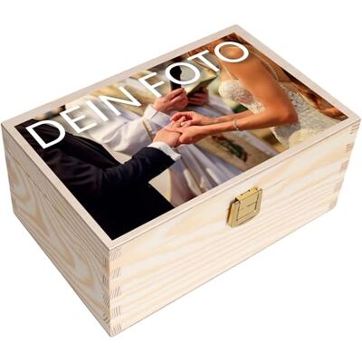 Creative Personalisierte Geschenke Fotogeschenke Holzkiste Dein Foto Eigenes Individuelles Geschenk Geschenkkiste Geschenkbox Für Frauen, Männer und Paar Creative Personalisierte Geschenke Fotogeschenke Holzkiste Dein Foto Eigenes Individuelles Geschenk Geschenkkiste Geschenkbox Für Frauen, Männer und Paar