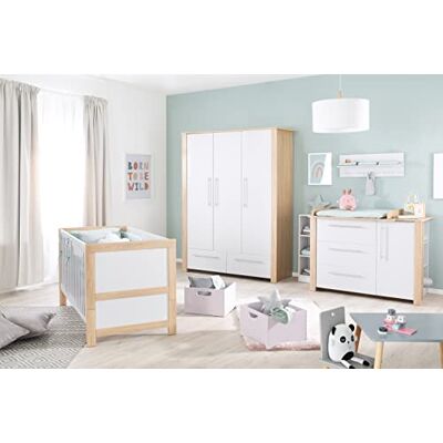 roba Kinderzimmerset 'Matilda', inkl. Baby-/Kinderbett 70 x 140 cm, Kleiderschrank und Wickelkommode, lichtgrau roba Kinderzimmerset 'Matilda', inkl. Baby-/Kinderbett 70 x 140 cm, Kleiderschrank und Wickelkommode, lichtgrau