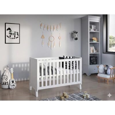 Love For Sleep Babybett Beistellbett 120x60cm mit Schaumstoffmatratze Weiß Francis Kinderbett Baby Bett Holz Kinderbett Babybett, Mitwachsend Gitterbett Baby Bed Love For Sleep Babybett Beistellbett 120x60cm mit Schaumstoffmatratze Weiß Francis Kinderbett Baby Bett Holz Kinderbett Babybett, Mitwachsend Gitterbett Baby Bed