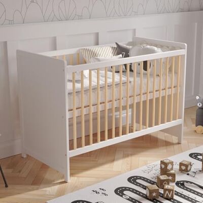 Love For Sleep Babybett Beistellbett 120x60cm mit Sicherheitsbarriere Umwandelbar Weiß-Kiefer Tokyo Kinderbett Baby Bett Holz Kinderbett Babybett, Mitwachsend Gitterbett Baby Bed Love For Sleep Babybett Beistellbett 120x60cm mit Sicherheitsbarriere Umwandelbar Weiß-Kiefer Tokyo Kinderbett Baby Bett Holz Kinderbett Babybett, Mitwachsend Gitterbett Baby Bed