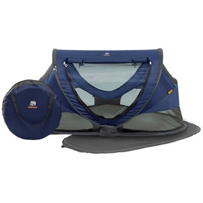 Deryan Baby & Kinder Reisebett mit Matratze ab Geburt bis 4,5 Jahre, Pop Up Kleinkindbett Babyzelt in 2 Sekunden aufgestellt, inkl. Moskitonetz & Reisetasche, Schnell & Kompakt Faltbar, Navy Deryan Baby & Kinder Reisebett mit Matratze ab Geburt bis 4,5 Jahre, Pop Up Kleinkindbett Babyzelt in 2 Sekunden aufgestellt, inkl. Moskitonetz & Reisetasche, Schnell & Kompakt Faltbar, Navy