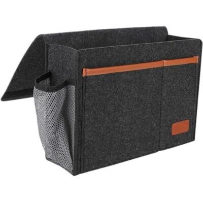 IOPKLYTF Sofa Armlehnen Organizer Filz-Aufbewahrungskorb for Aufhängen am Bett Taschentasche for die Aufbewahrung von Kleinigkeiten im Schlafzimmer, Bett, Sofa(Dark Grey) IOPKLYTF Sofa Armlehnen Organizer Filz-Aufbewahrungskorb for Aufhängen am Bett Taschentasche for die Aufbewahrung von Kleinigkeiten im Schlafzimmer, Bett, Sofa(Dark Grey)