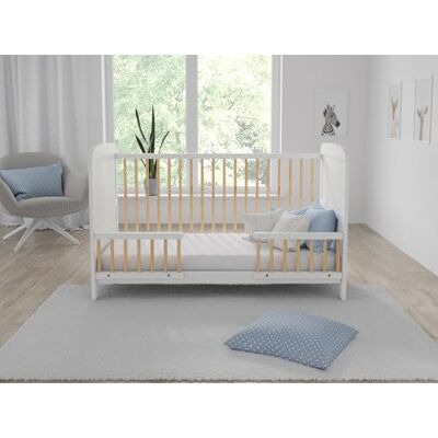 Love For Sleep Maddox Babybett Kinderbett 70x140cm Weiß,Lattenrost Gitterbett aus Holz 3 in 1,mit mitgelieferten Sicherheits-Holzbarrieren Love For Sleep Maddox Babybett Kinderbett 70x140cm Weiß,Lattenrost Gitterbett aus Holz 3 in 1,mit mitgelieferten Sicherheits-Holzbarrieren