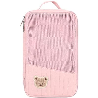 Generic Aufbewahrungstasche für Babywindeln aus Baumwolle mit Niedliche Bären-Stickerei, Netzstoff, Baby- & Kinderzimmer-Organisationstasche, tragbar, leicht, reisefreundlich Generic Aufbewahrungstasche für Babywindeln aus Baumwolle mit Niedliche Bären-Stickerei, Netzstoff, Baby- & Kinderzimmer-Organisationstasche, tragbar, leicht, reisefreundlich