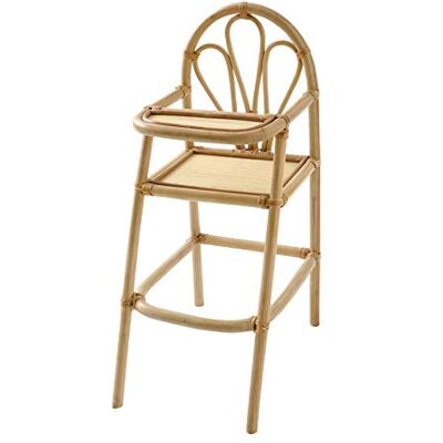 Vertbaudet Puppen-Hochstuhl aus Rattan beige ONE Size Vertbaudet Puppen-Hochstuhl aus Rattan beige ONE Size